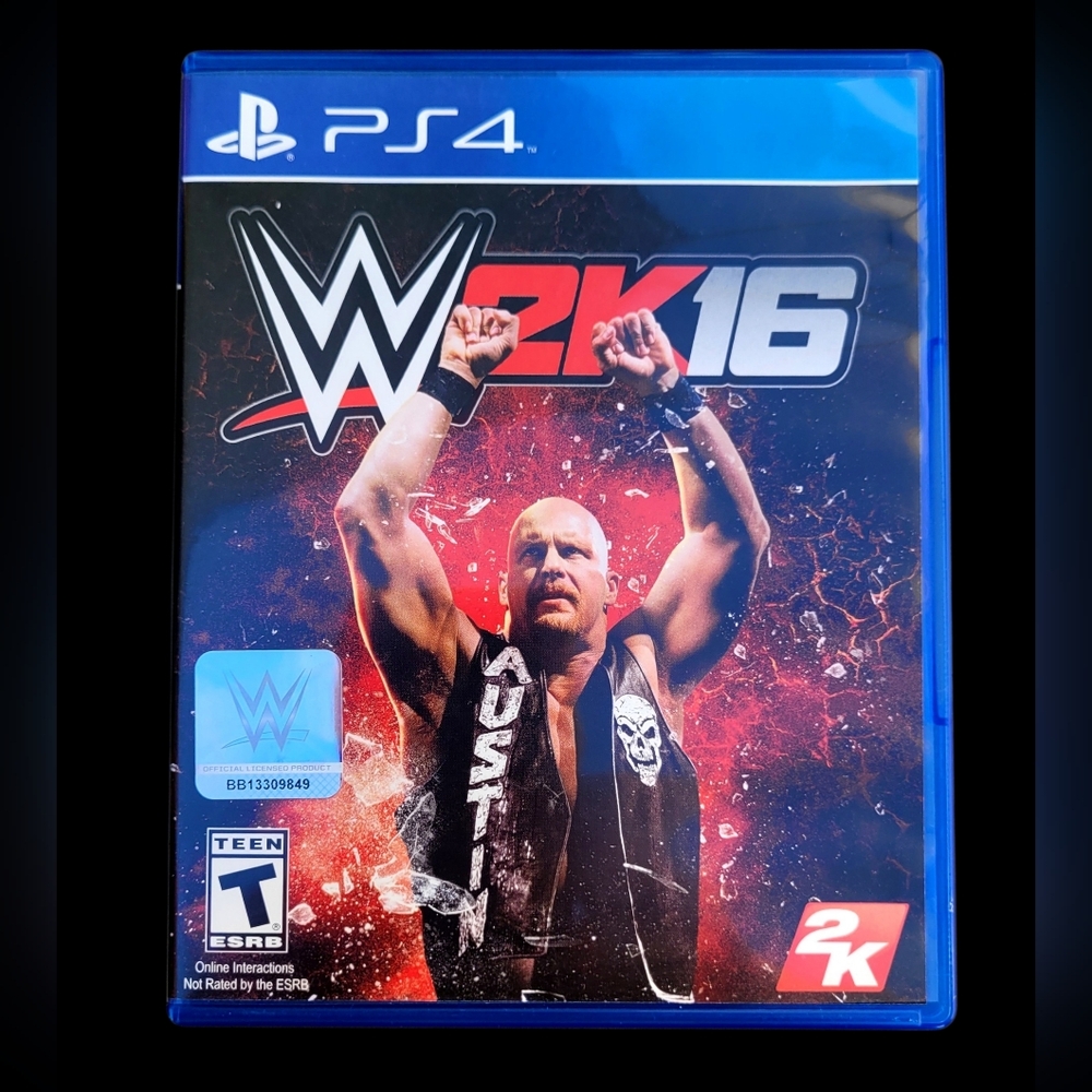 W2K16 PS4 Video Game Vomplete With Topps Card Sony PlayStation EUC